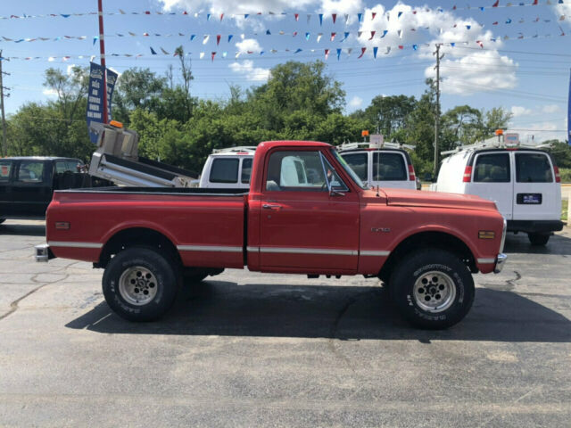 1969 Red Chevrolet C-10 Pickup Truck