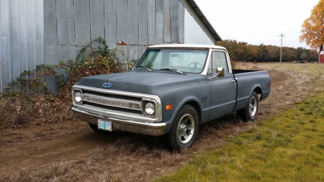 1969 Black primer Chevrolet C-10 Crew Cab Pickup