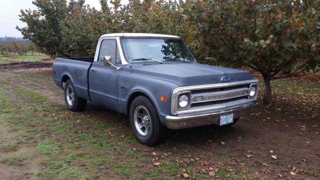 1969 Black primer Chevrolet C-10 Crew Cab Pickup