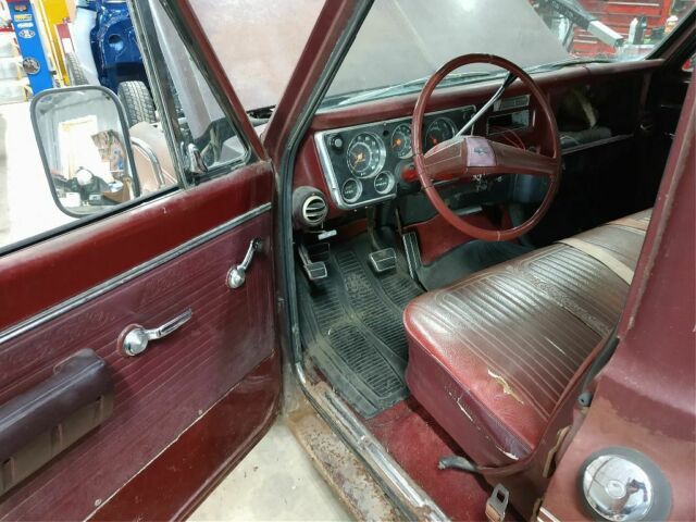 1969 Burgundy Chevrolet C-10