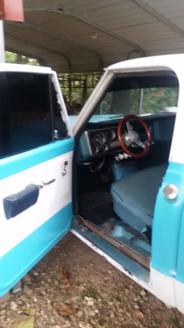 1969 Blue Chevrolet C-10