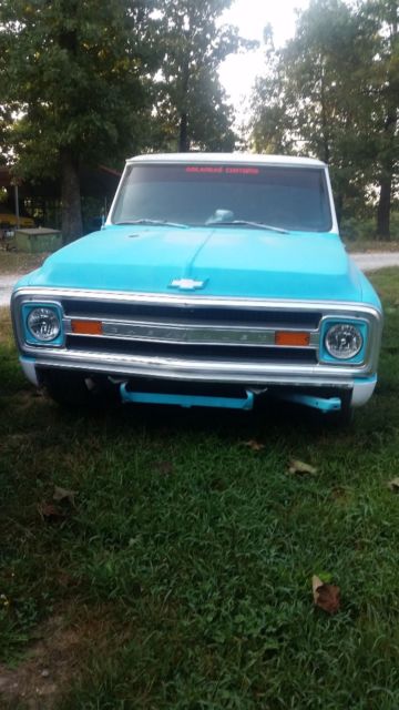 1969 Blue Chevrolet C-10