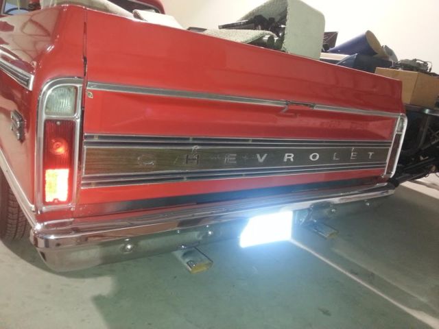 1969 Red Chevrolet C-10