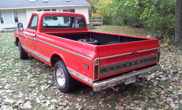 1969 Red Chevrolet C-10