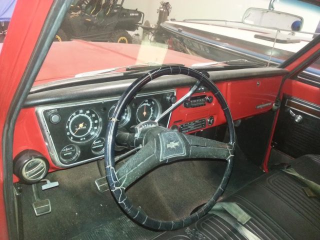 1969 Red Chevrolet C-10