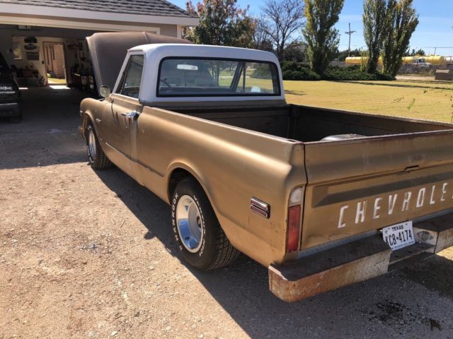 1969 Gold Chevrolet C-10 Standard Cab Pickup