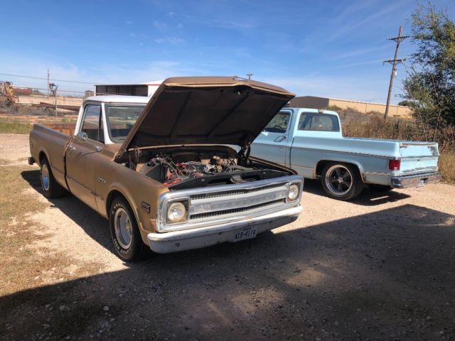 1969 Gold Chevrolet C-10 Standard Cab Pickup