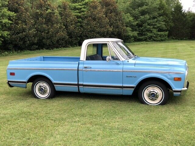1969 Blue Chevrolet C-10 Standard Cab Pickup