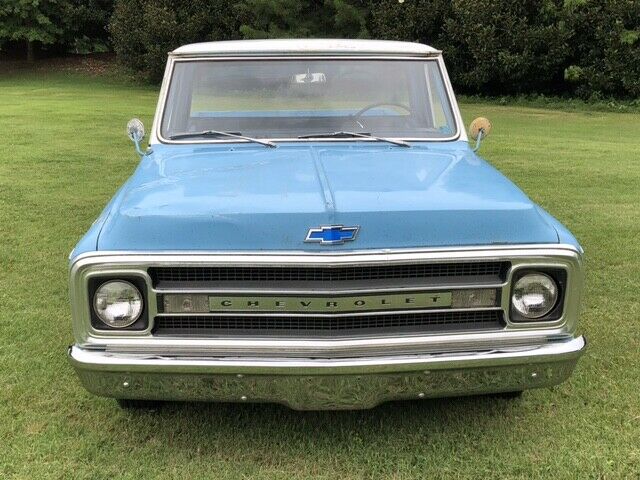 1969 Blue Chevrolet C-10 Standard Cab Pickup