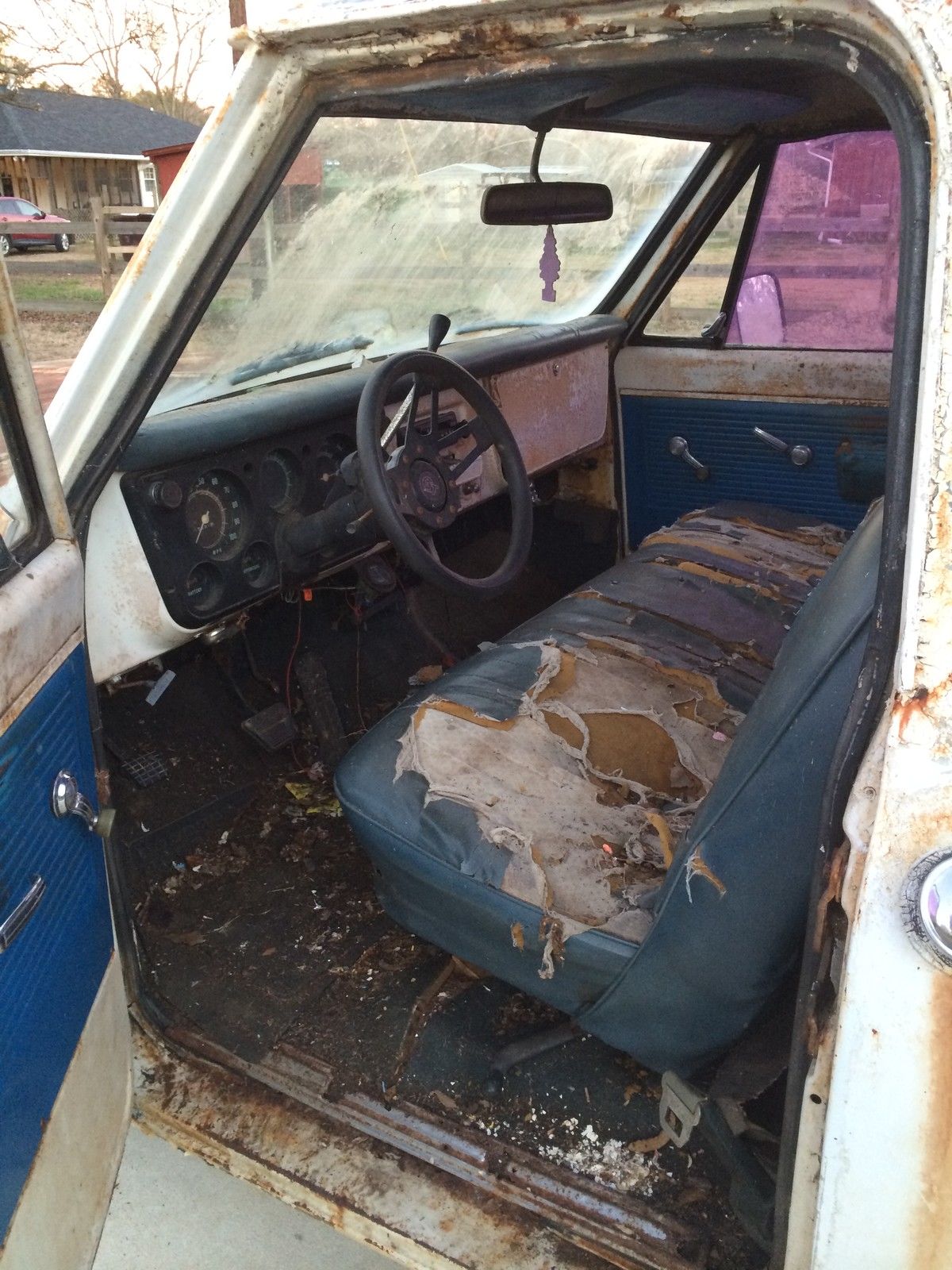 1969 White Chevrolet C-10 Standard Cab Pickup