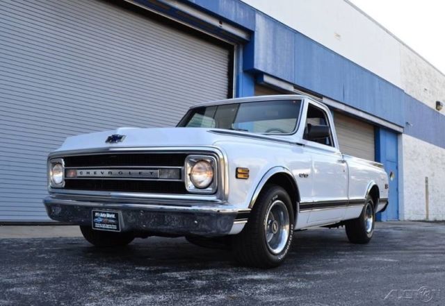 1969 White Chevrolet C-10