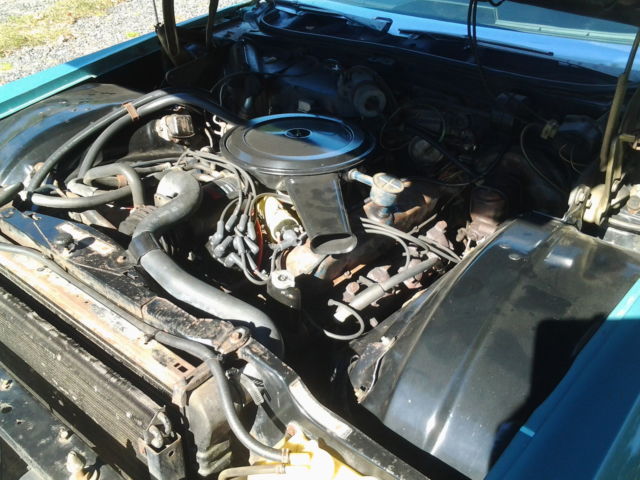 1969 bule Cadillac DeVille Convertible