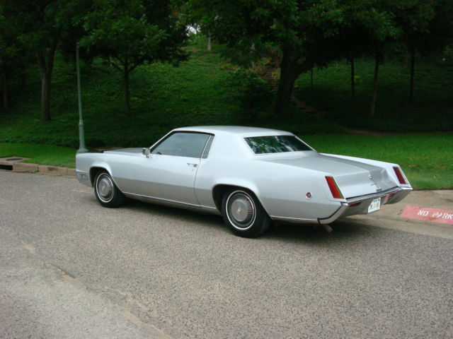 1969 Silver Cadillac Eldorado Coupe