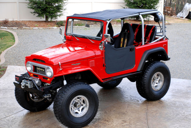 1969 Red Toyota Land Cruiser
