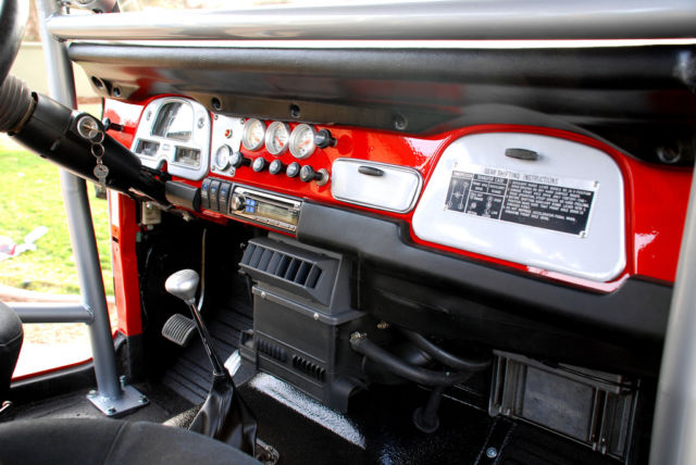1969 Red Toyota Land Cruiser