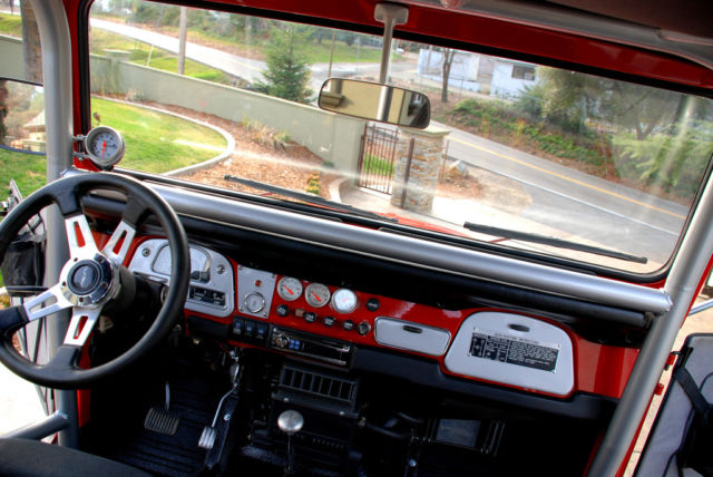 1969 Red Toyota Land Cruiser