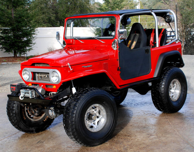 1969 Red Toyota Land Cruiser