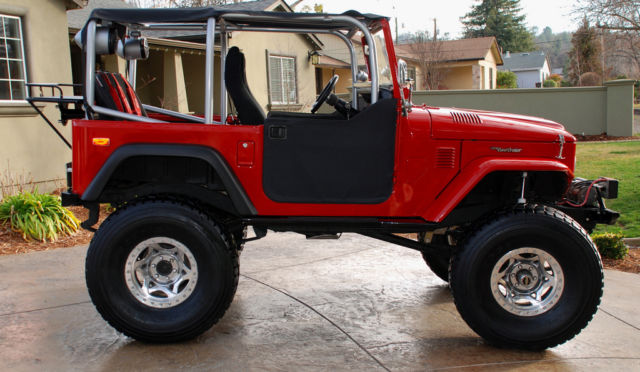 1969 Red Toyota Land Cruiser