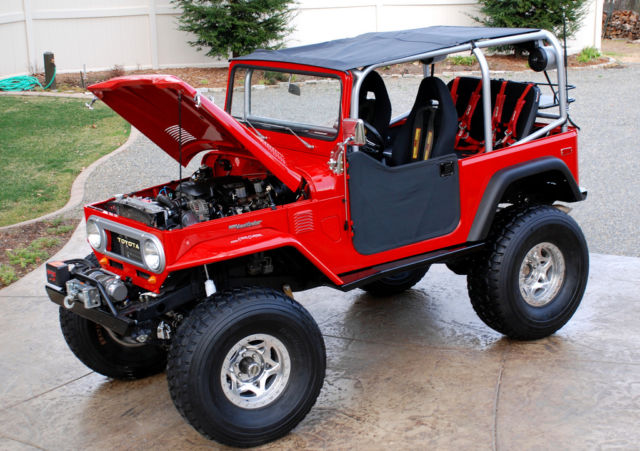 1969 Red Toyota Land Cruiser