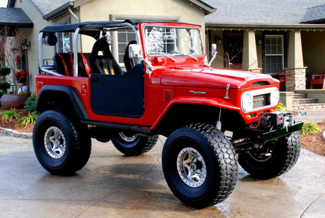 1969 Red Toyota Land Cruiser