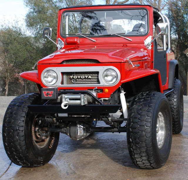 1969 Red Toyota Land Cruiser