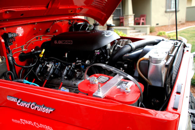 1969 Red Toyota Land Cruiser