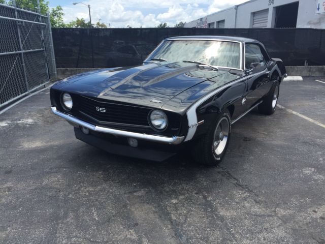 1969 Black Chevrolet Camaro Coupe