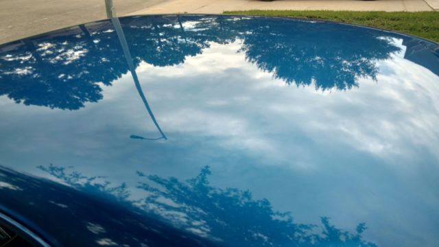 1969 Blue and White Chevrolet Camaro Coupe