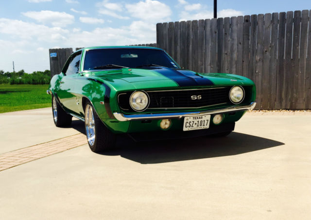 1969 Green Chevrolet Camaro Coupe