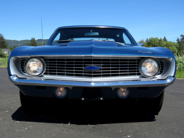 1969 Blue Chevrolet Camaro Coupe