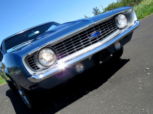 1969 Blue Chevrolet Camaro Coupe