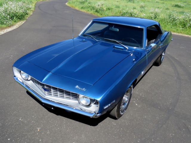 1969 Blue Chevrolet Camaro Coupe