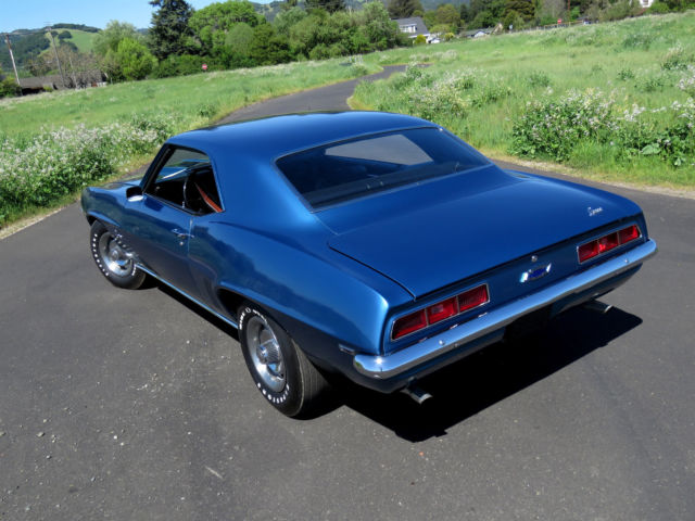 1969 Blue Chevrolet Camaro Coupe