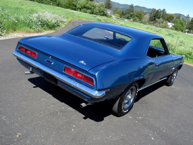 1969 Blue Chevrolet Camaro Coupe