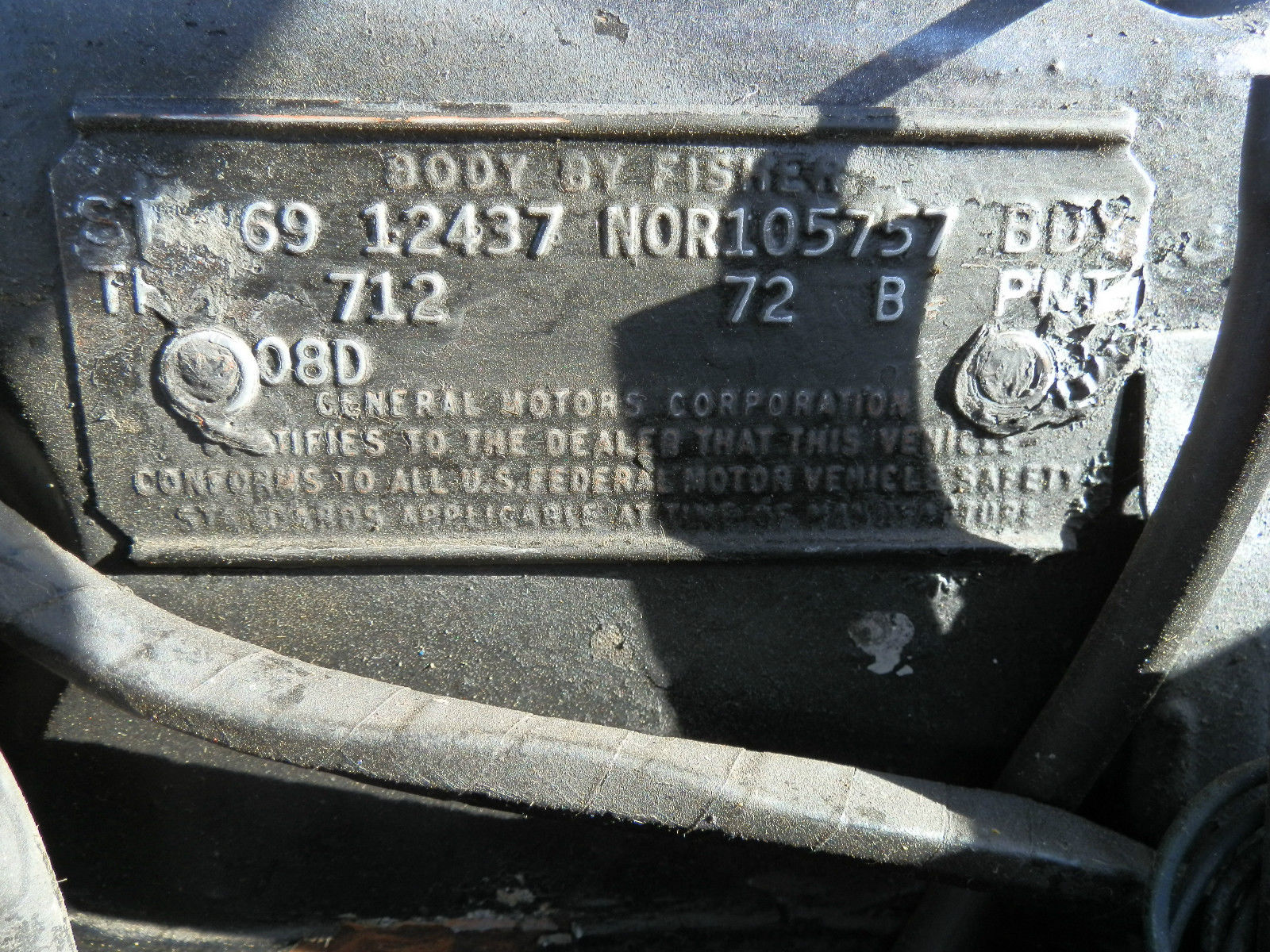 1969 Black(Yellow original) Chevrolet Camaro Coupe