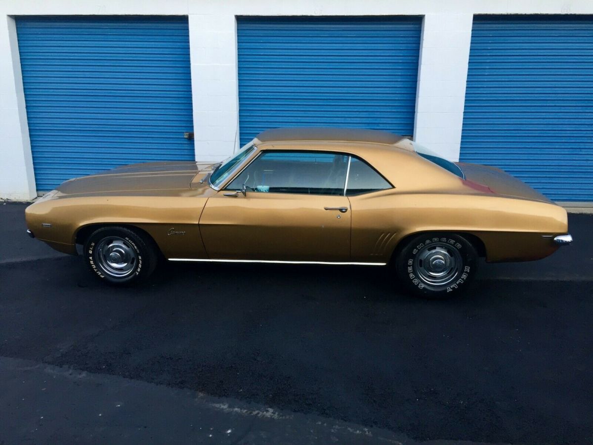 1969 Gold Chevrolet Camaro Coupe
