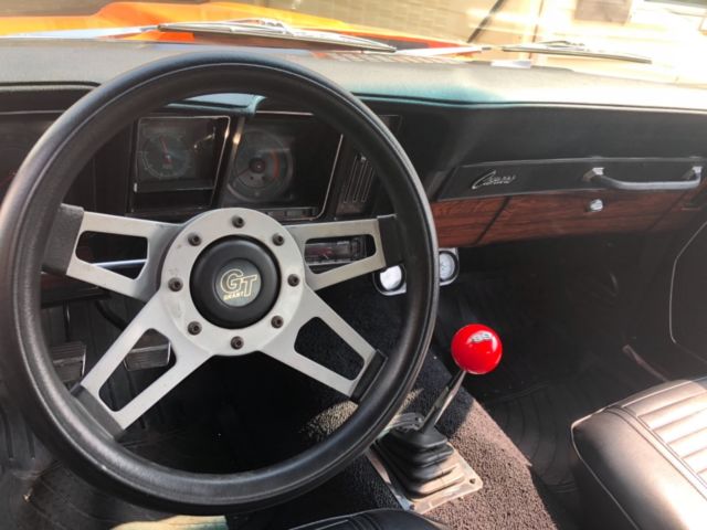 1969 Orange Chevrolet Camaro Coupe