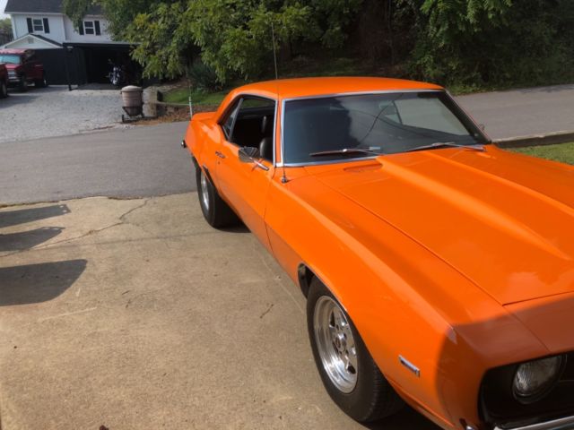 1969 Orange Chevrolet Camaro Coupe