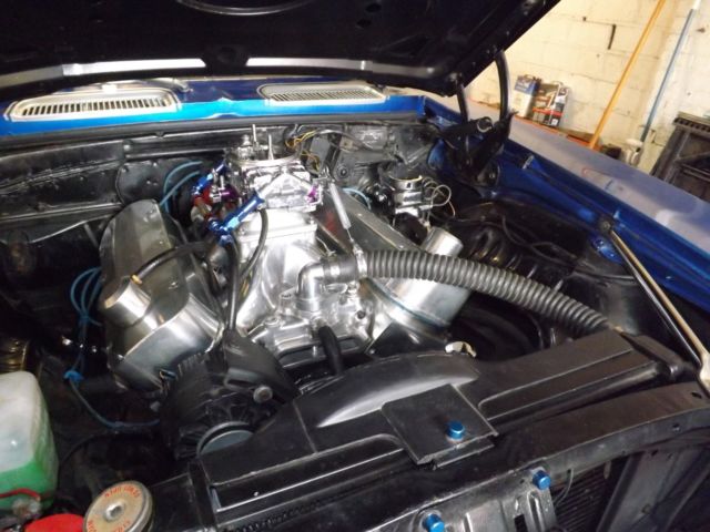 1969 Blue Chevrolet Camaro