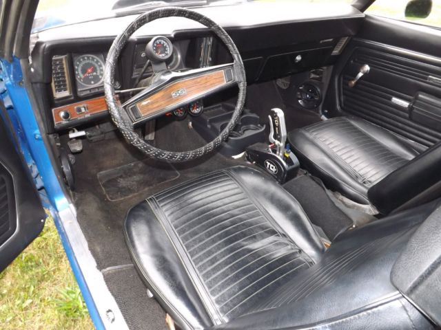 1969 Blue Chevrolet Camaro