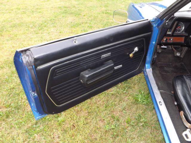 1969 Blue Chevrolet Camaro