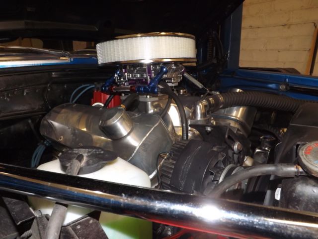 1969 Blue Chevrolet Camaro