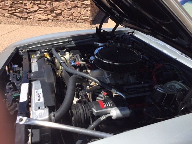 1969 Silver Chevrolet Camaro Convertible