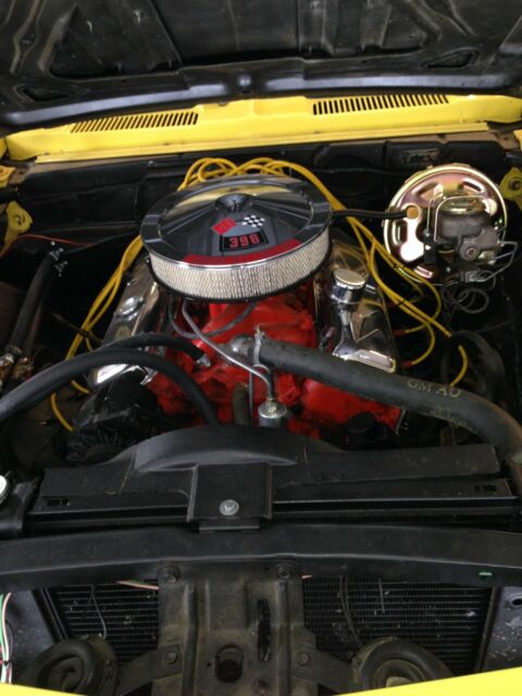 1969 Yellow Chevrolet Camaro