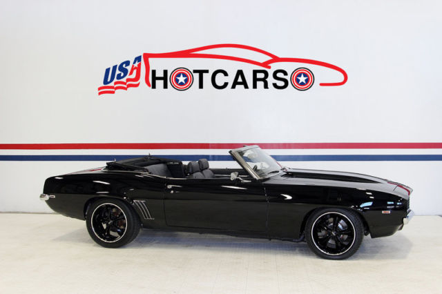 1969 Black Chevrolet Camaro Convertible