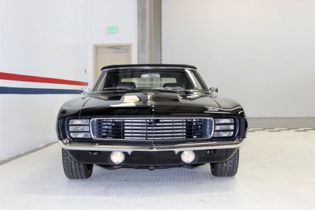 1969 Black Chevrolet Camaro Convertible