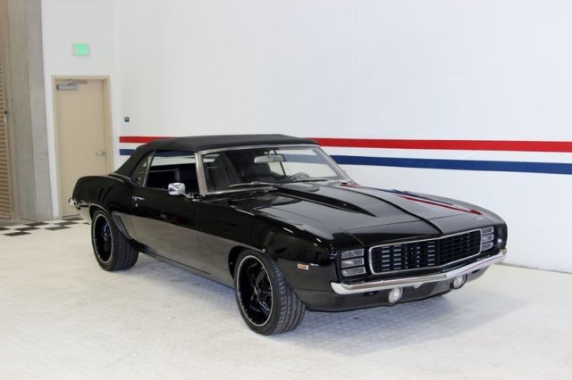 1969 Black Chevrolet Camaro Convertible