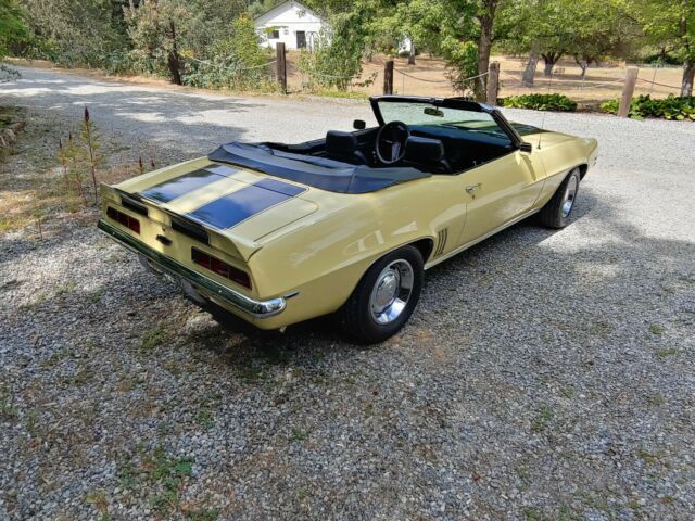 1969 Black Chevrolet Camaro Convertible