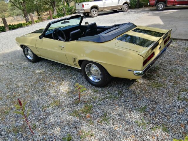 1969 Black Chevrolet Camaro Convertible