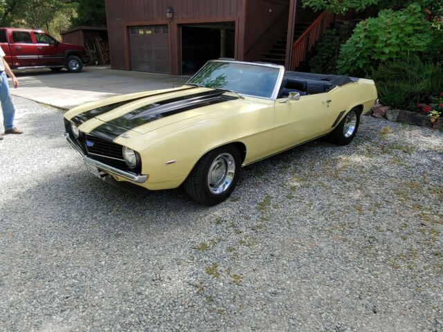 1969 Black Chevrolet Camaro Convertible